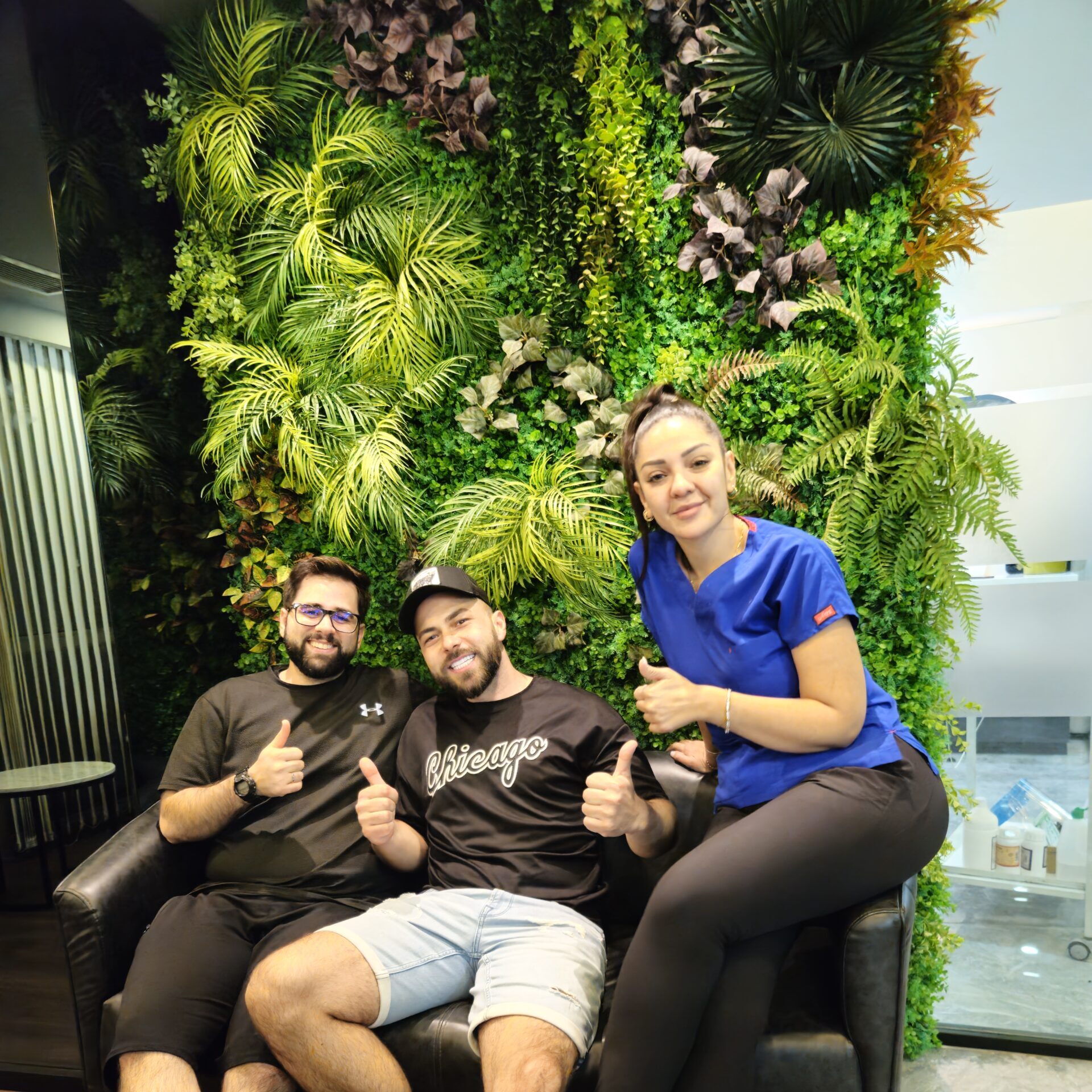 Picture of a happy patient after surgery - MJB Care